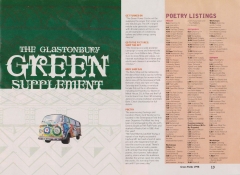 Glastonbury Green Supplement 1998 double