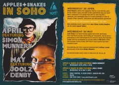 Apples & Snakes in Soho double