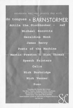 Barn Theatre Southwick Thurs 6th Oct 001