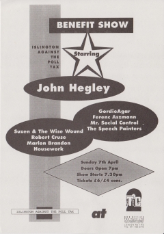Benefit Show Islington Sun 7 April 001