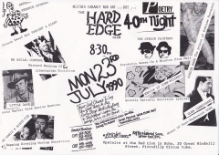 Hard Edge Club Red Lion Soho Mon 23 July 1990